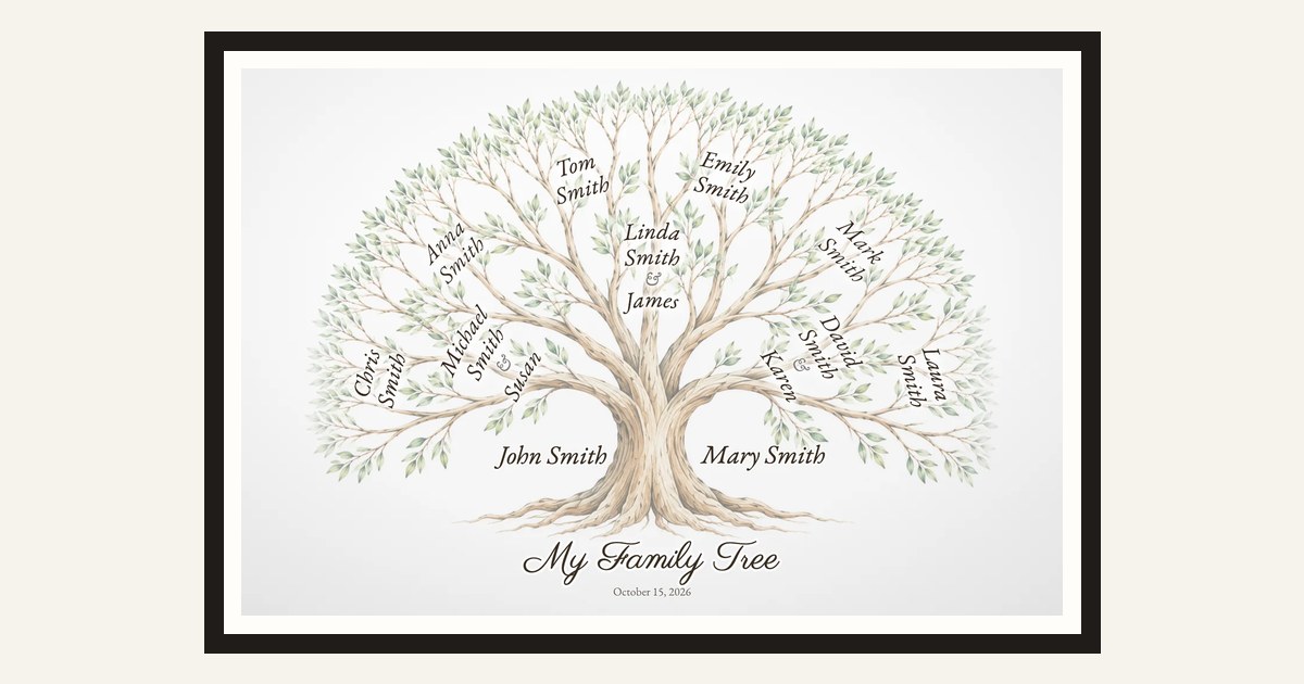 You type "my dad is Michael, his parents were John and Mary" and it draws the family tree